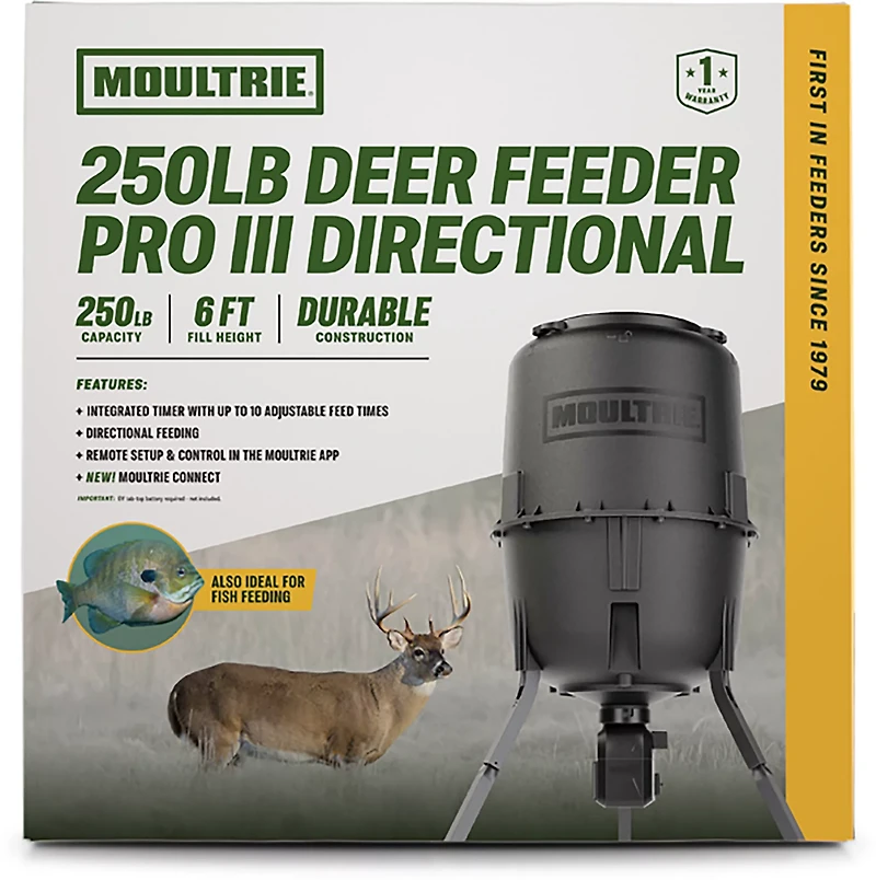 Moultrie 250 lb Deer Feeder Pro III Directional