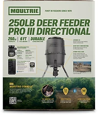Moultrie 250 lb Deer Feeder Pro III Directional
