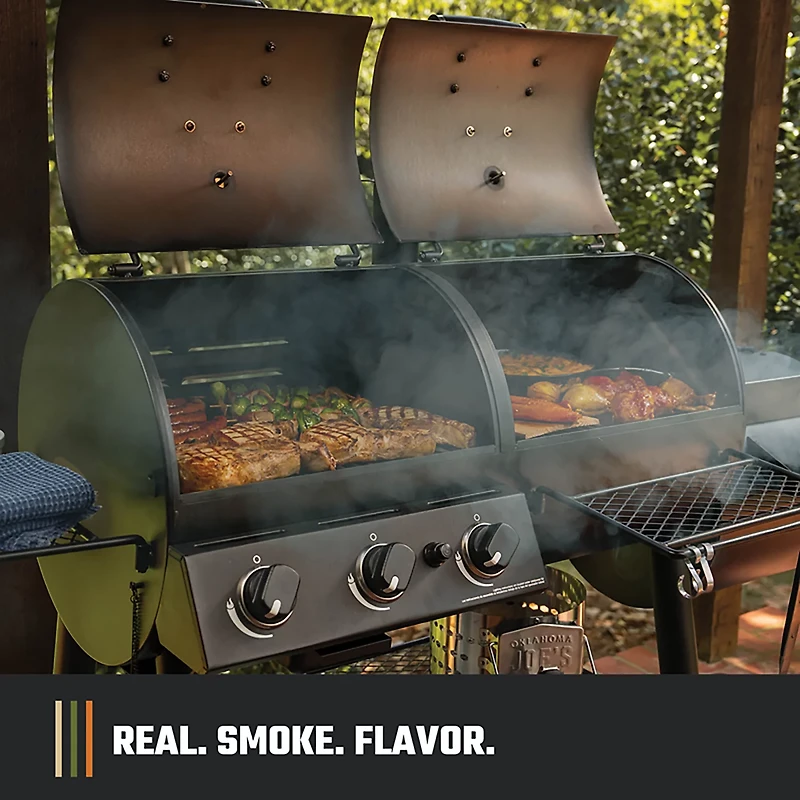 Oklahoma Joe's Canyon Combo Gas Charcoal Grill and Smoker