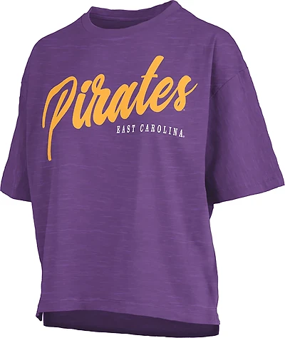 Pressbox Women's East Carolina Hometeam Motley Crew Short Sleeve T-shirt