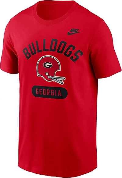 Nike University of Georgia Football Helmet Legacy Graphic T-shirt