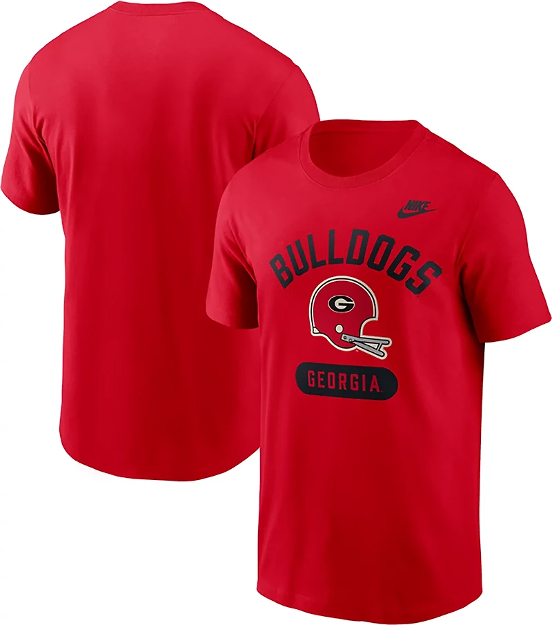 Nike University of Georgia Football Helmet Legacy Graphic T-shirt