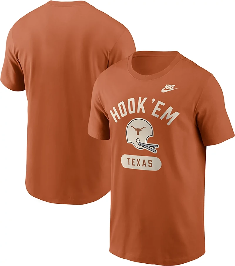 Nike University of Texas Football Helmet Legacy Graphic T-shirt