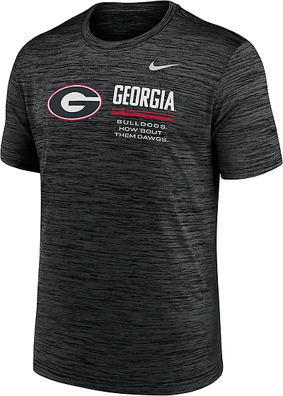 Nike Men's University of Georgia Sideline Velocity Dri-FIT Graphic T-Shirt