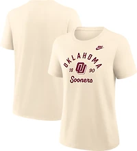 Nike Women's University of Oklahoma Team Name Arch Over Vault Logo Legacy Graphic T-shirt