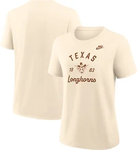 Nike Women's University of Texas Team Name Arch Over Vault Logo Legacy Graphic T-shirt