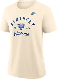 Nike Women's University of Kentucky Team Name Arch Over Vault Logo Legacy Graphic T-shirt