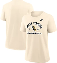 Nike Women's West Virginia University Team Name Arch Over Vault Logo Legacy Graphic T-shirt