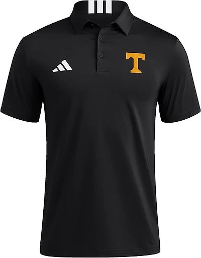 adidas Men’s Tennessee Volunteers 3‑Stripes Short Sleeve Polo
