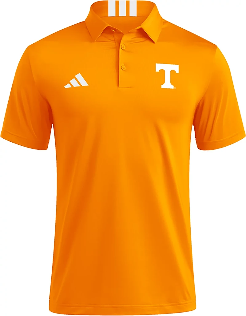 adidas Men’s Tennessee Volunteers 3‑Stripes Short Sleeve Polo