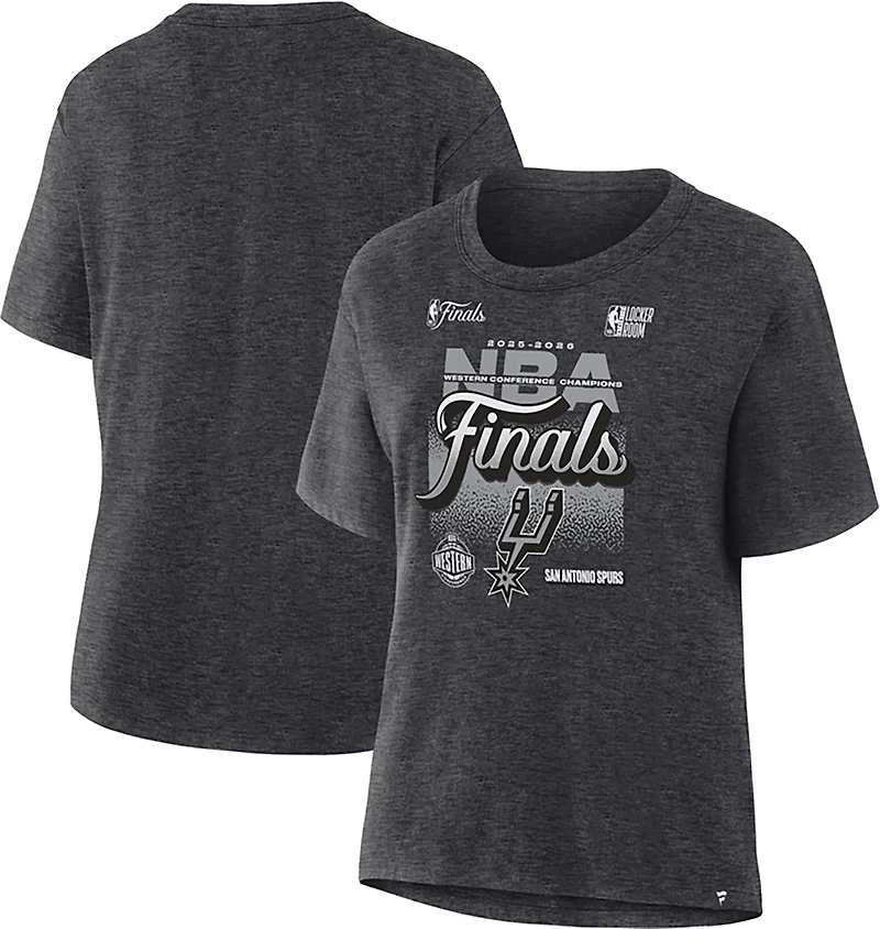 Fanatics Women's San Antonio Spurs 2026 NBA Conference Champions Locker Room Short Sleeve T-Shirt