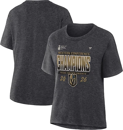 Fanatics Women's Vegas Golden Knights 2026 NHL Western Conference Finals Locker Room Short Sleeve T-Shirt