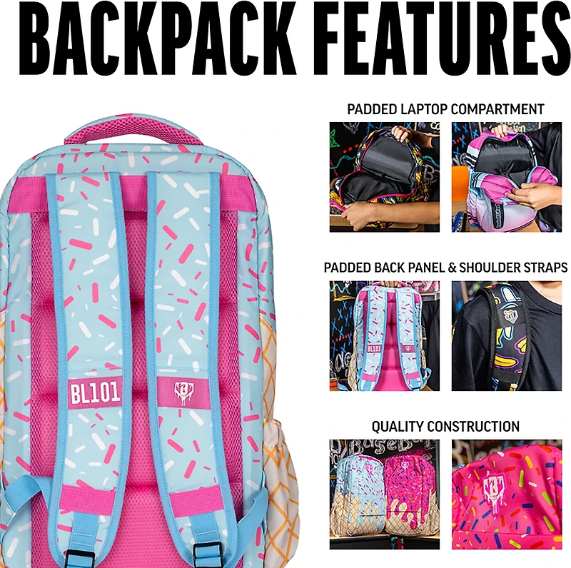 Baseball Lifestyle 101 Field Of Flowers Gradient Backpack
