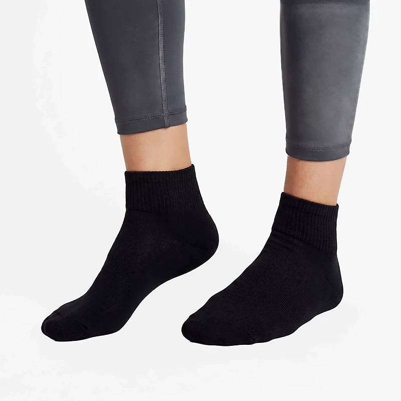 BCG Adults' Basic Quarter Socks 6 Pack