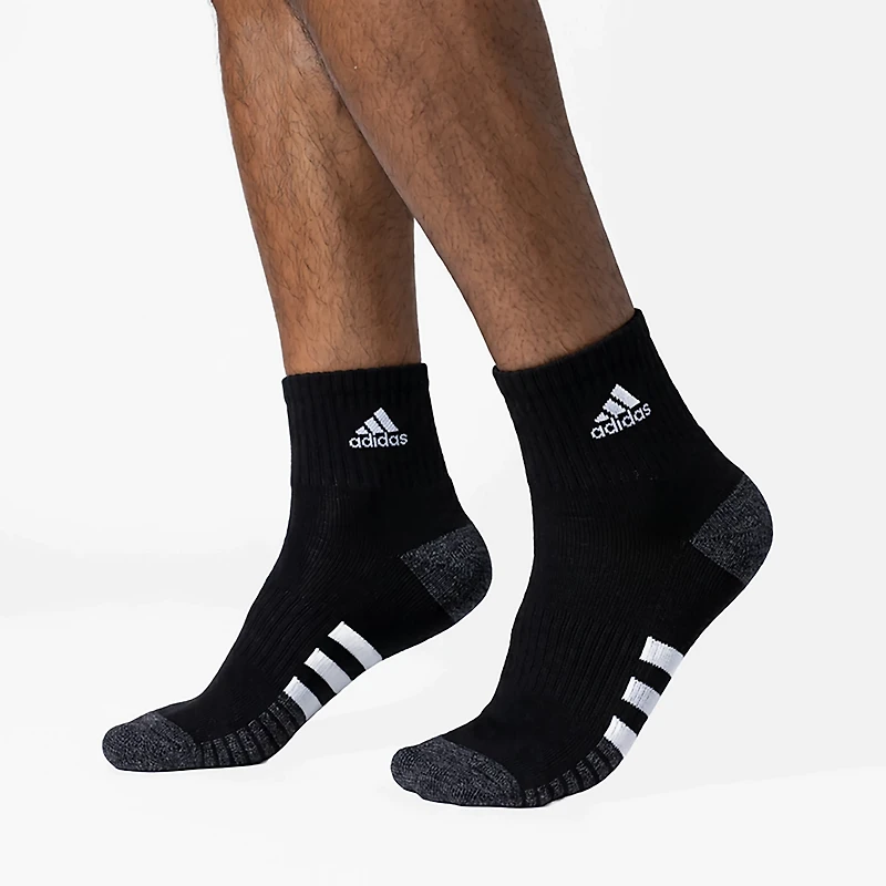 adidas Men's Cushioned 3.0 Quarter Socks 3-Pack