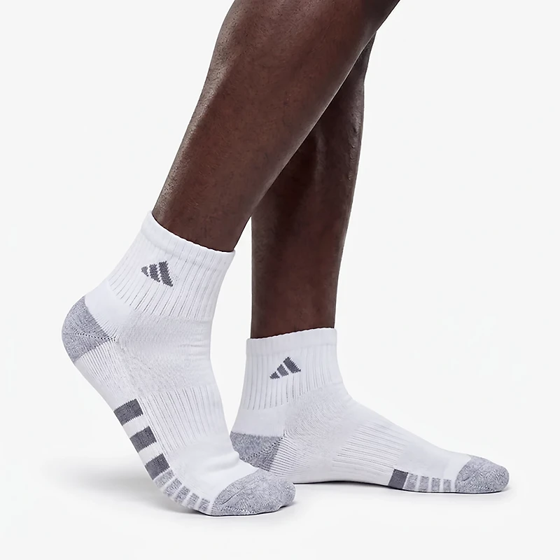adidas Men's Cushioned 3.0 Quarter Socks 3-Pack