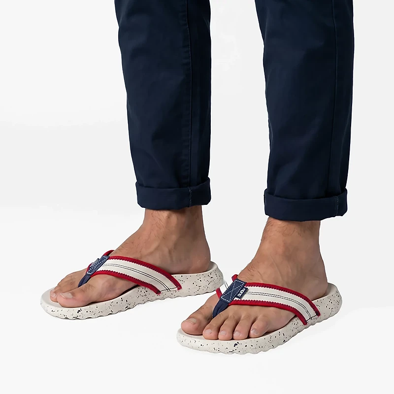HEYDUDE Men's Myers Americana Flip-Flops