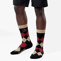 For Bare Feet Adults' Houston Astros Cooperstown Big Argyle Crew Socks