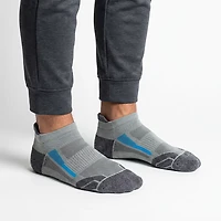 BCG Men's Perf Nylon Flex Sone No Show Tab 6 Pack Socks