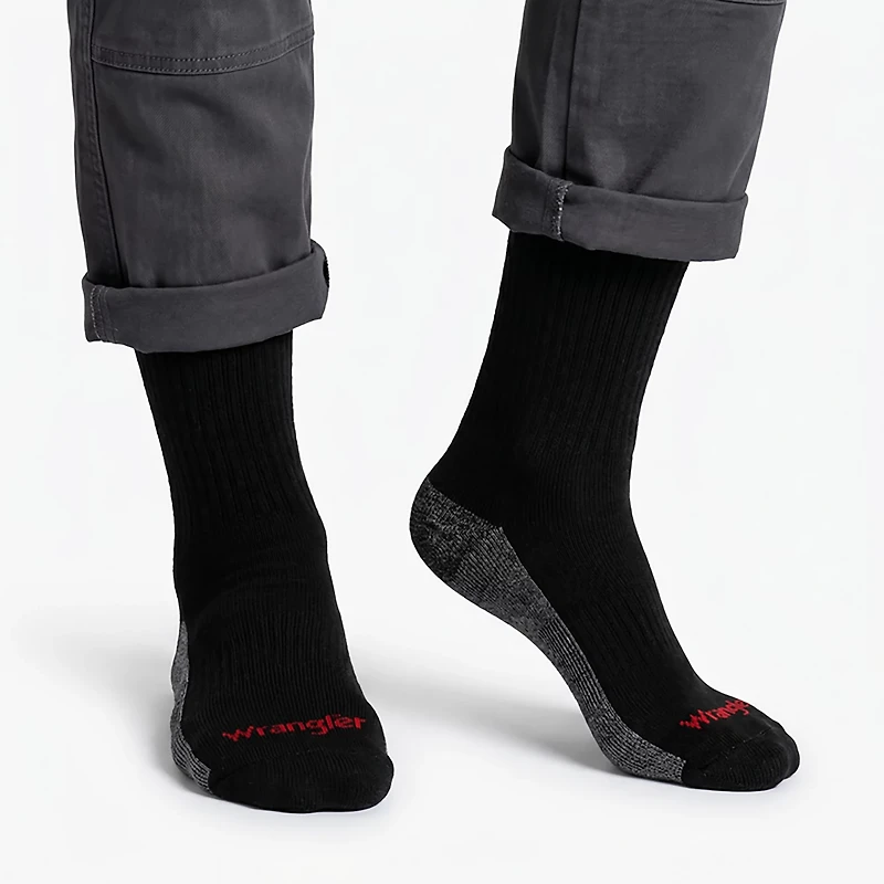 Wolverine Men's Cotton Steel Toe Crew Socks 6-Pack