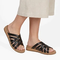 SKECHERS Women's Desert Kiss Low Peak Look Sandals