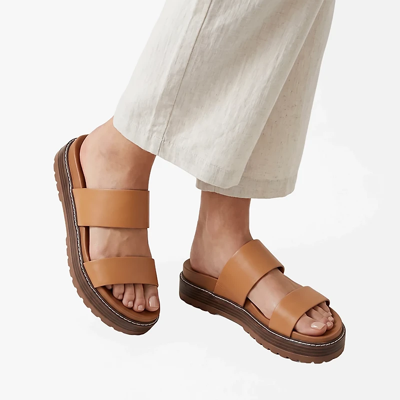Freely Women's Double Band Platform Sandals