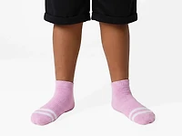 BCG Kids’ Marls Varsity Stripes No Show Socks 6-Pack