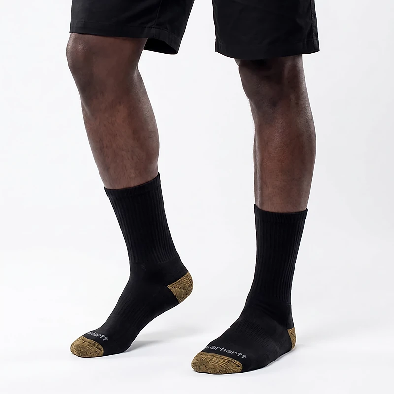 Carhartt Men's Midweight Crew Socks 6 Pack