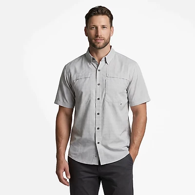 Magellan Outdoors Men's Aransas Plaid Short Sleeve Fishing T-shirt