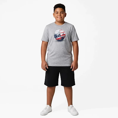 adidas Boys' USA Photoreal Soccer Short Sleeve T-shirt