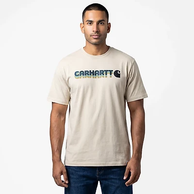 Carhartt Men's Irvine Relaxed Layered Logo T-shirt