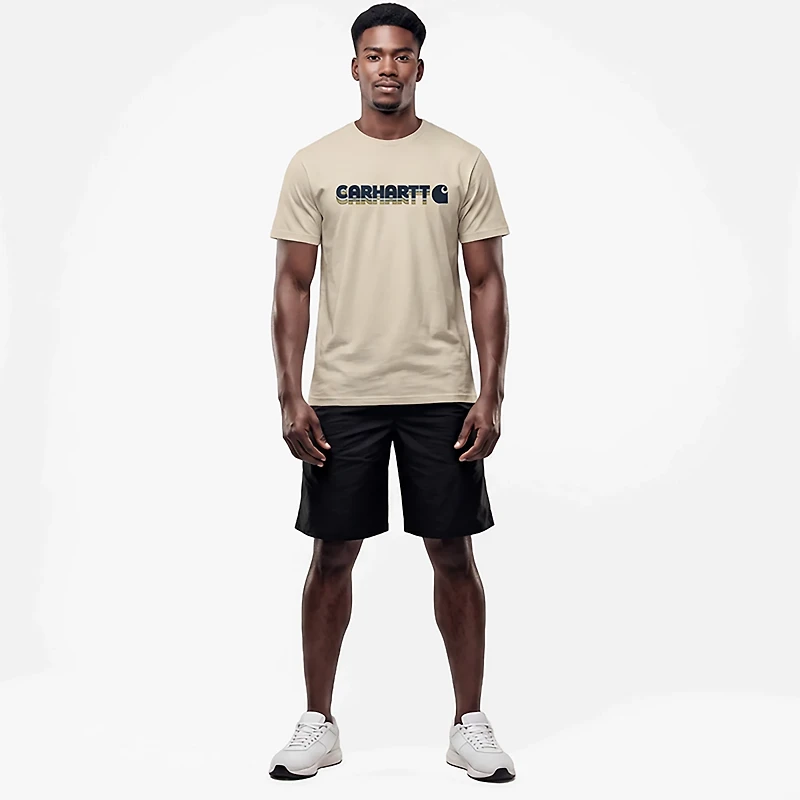 Carhartt Men's Irvine Relaxed Layered Logo T-shirt