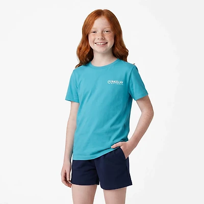 Puppy Beach Chair Youth Girls T-Shirt