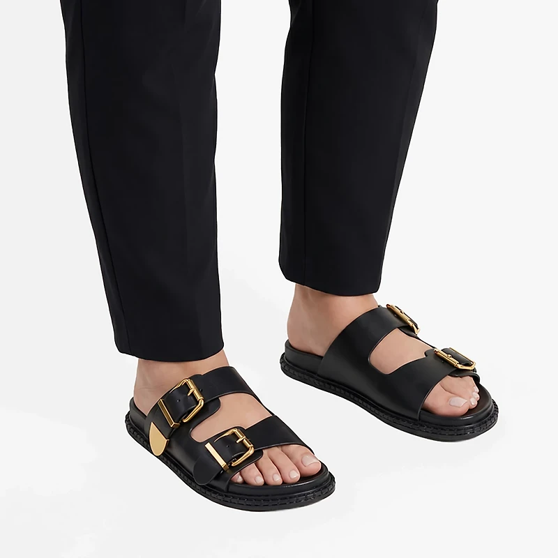 Freely Women's Double Band Fashion Footbed Sandals