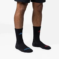 adidas Men's Tech High Quarter Socks 3-Pack