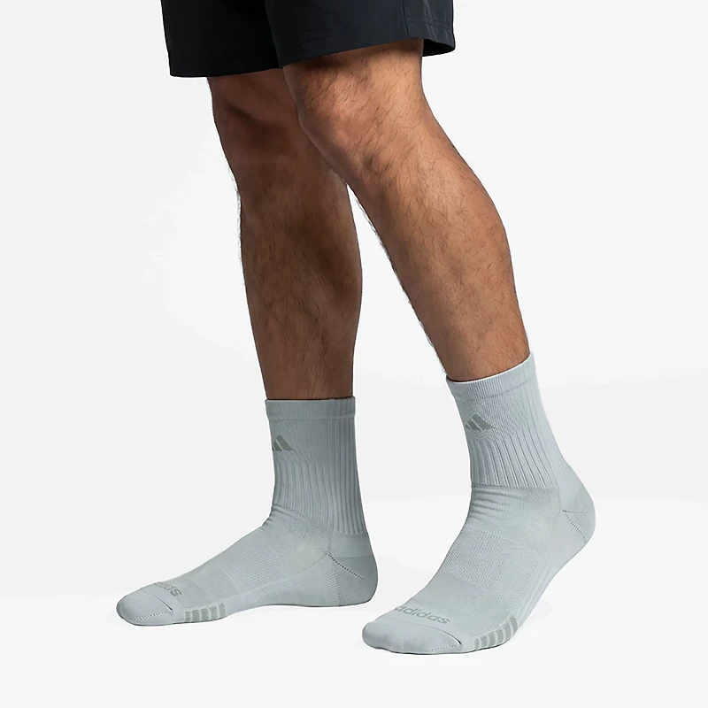 adidas Men's Tech High Quarter Socks 3-Pack