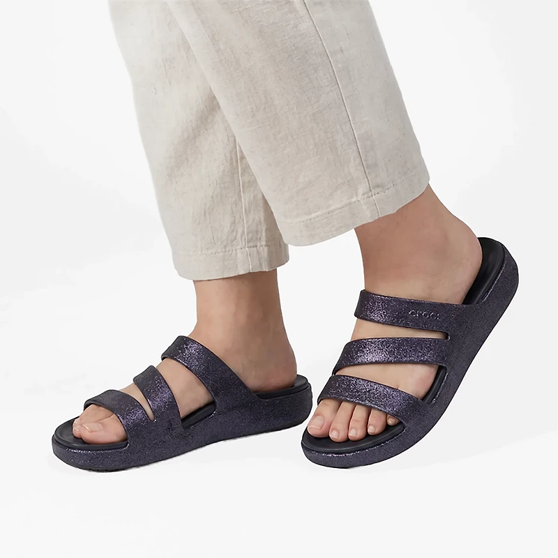 Crocs Women's Getaway Glimmer Strappy Sandals