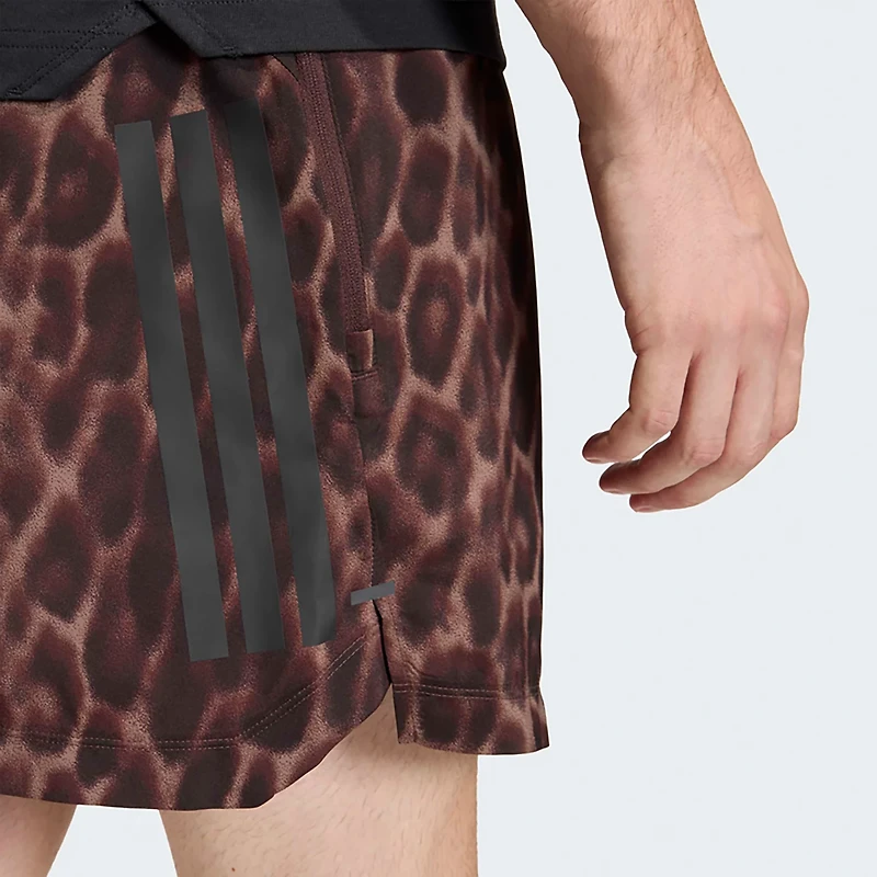 adidas Men's D4T PW AOP Shorts 5