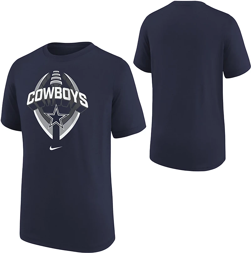 Nike Boys' Dallas Cowboys Icon Legend T-shirt