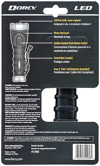 Dorcy 180 Lumen TPE Rubber LED Flashlight