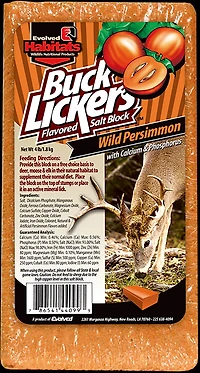Evolved Buck Lickers™ Persimmon Mineral Block