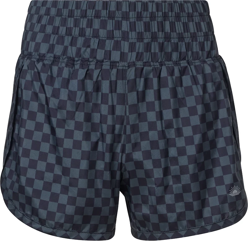 Jadelynn Brooke Girl's High Rise Checkered Athletic Shorts 3.5