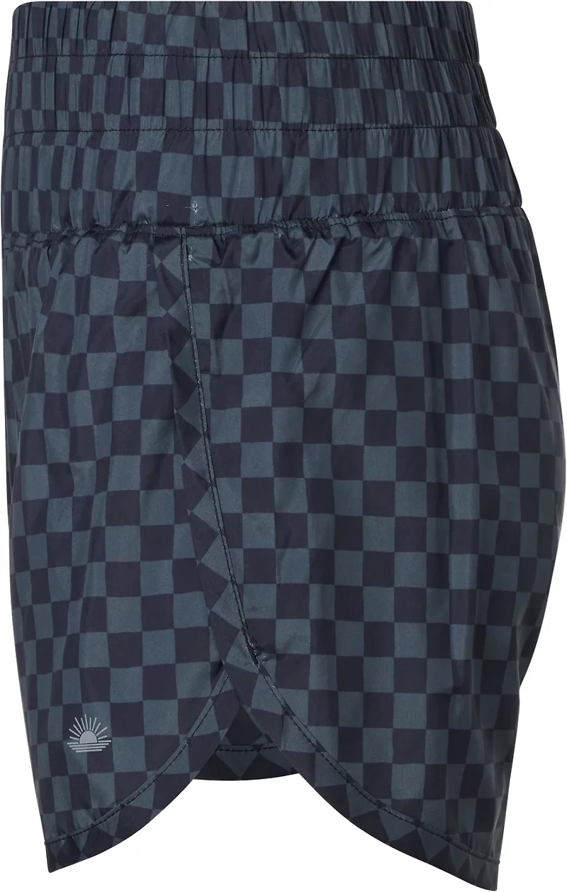 Jadelynn Brooke Girl's High Rise Checkered Athletic Shorts 3.5