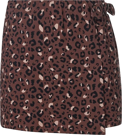 BCG Girls' Wrap Tie Printed Skort