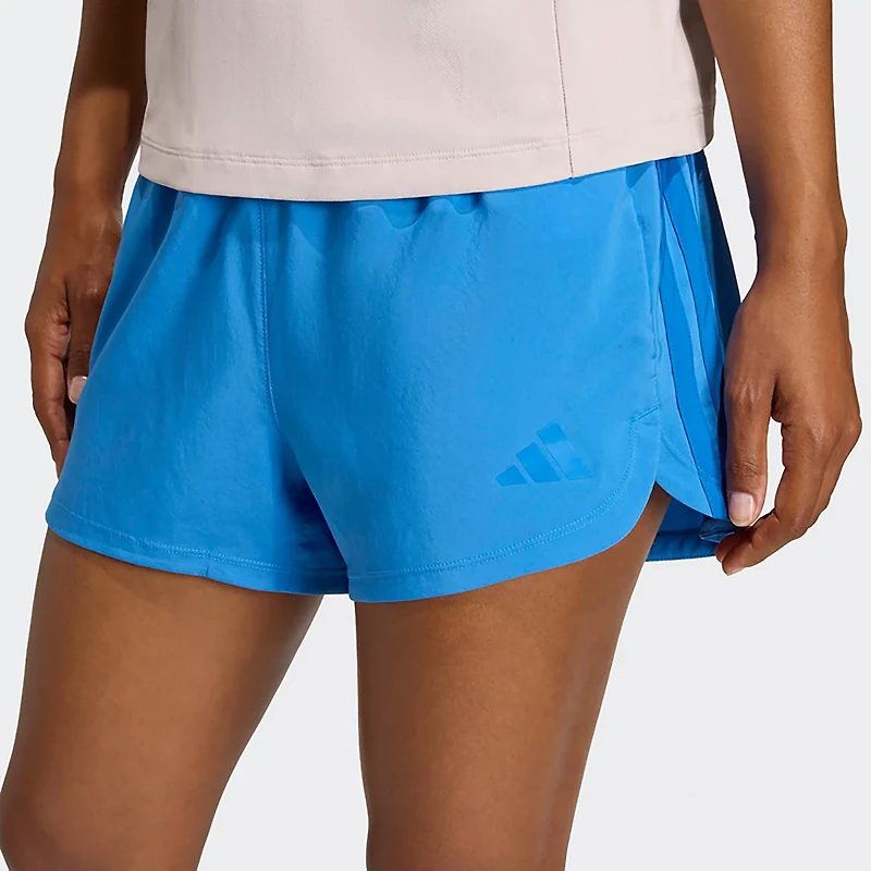 adidas Women's Pacer High Waisted Shorts in