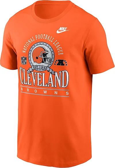Nike Men's Cleveland Browns Rewind Essential Team Spirit Graphic T-shirt