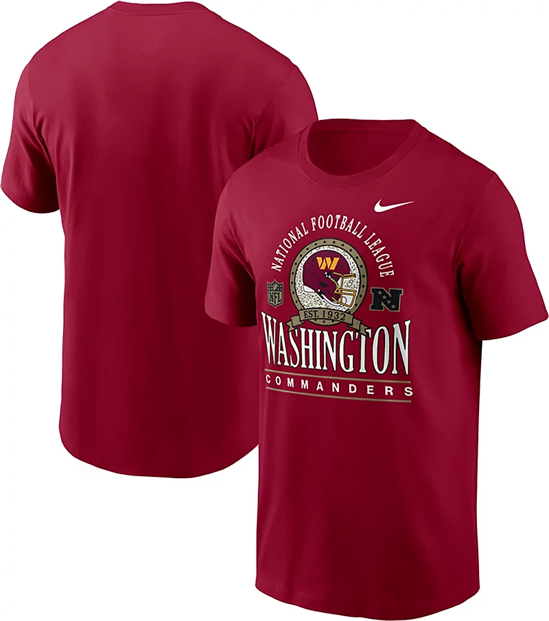 Nike Men's Washington Commanders Rewind Essential Team Spirit Graphic T-shirt