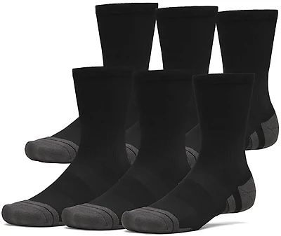 Under Armour Adult Performance Tech 2.0 Crew Socks 6‑Pack