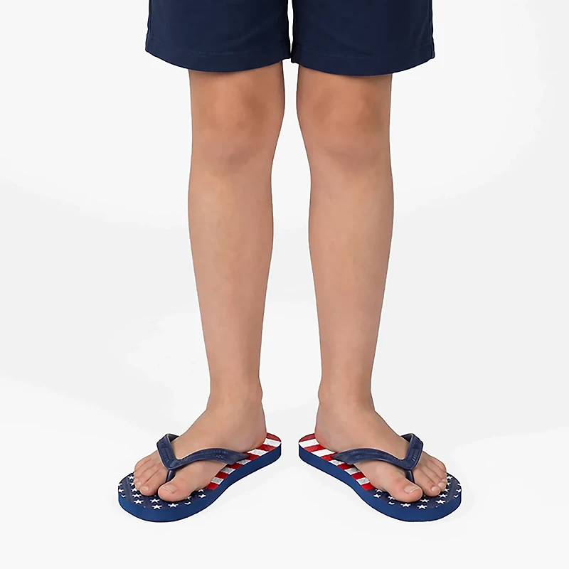 O’Rageous Kids’ Americana Flip-Flops
