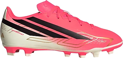 adidas Kids' F50 HYPERFAST CLUB Firm Ground/Multi-Ground Soccer Cleats